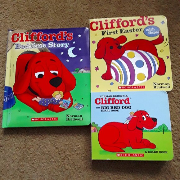 3 for $15 Clifford Books - set of 3 Board Books - Picture 1 of 5